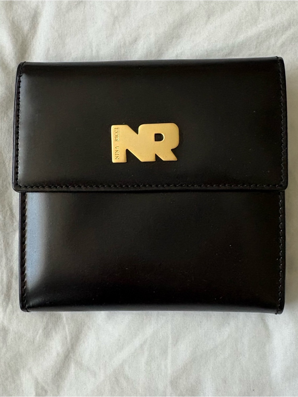 Nina Ricci Black Leather Wallet
